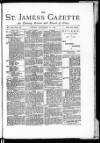 St James's Gazette Friday 23 December 1887 Page 1