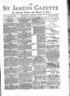 St James's Gazette Wednesday 04 January 1888 Page 1