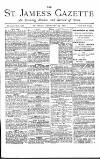 St James's Gazette Saturday 25 February 1888 Page 1