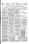 St James's Gazette Monday 30 July 1888 Page 1