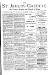St James's Gazette Saturday 08 December 1888 Page 1