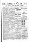 St James's Gazette Wednesday 12 December 1888 Page 1