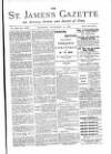 St James's Gazette Thursday 13 December 1888 Page 1