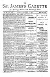 St James's Gazette Friday 14 December 1888 Page 1