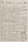 St James's Gazette Saturday 05 January 1889 Page 1