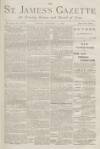 St James's Gazette Friday 11 January 1889 Page 1