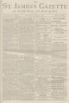 St James's Gazette Saturday 06 April 1889 Page 1