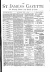 St James's Gazette Saturday 06 July 1889 Page 1