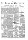 St James's Gazette Monday 08 July 1889 Page 1