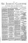 St James's Gazette Friday 26 July 1889 Page 1