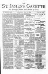 St James's Gazette Wednesday 31 July 1889 Page 1
