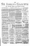 St James's Gazette Saturday 03 August 1889 Page 1