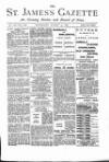 St James's Gazette Wednesday 14 August 1889 Page 1