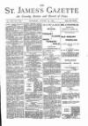 St James's Gazette Thursday 15 August 1889 Page 1