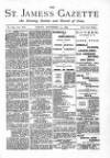 St James's Gazette Friday 13 September 1889 Page 1