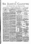 St James's Gazette Saturday 26 October 1889 Page 1