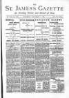 St James's Gazette Saturday 02 November 1889 Page 1