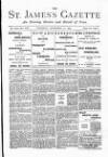 St James's Gazette Thursday 14 November 1889 Page 1