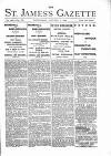 St James's Gazette Wednesday 29 January 1890 Page 1