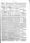 St James's Gazette Monday 27 January 1890 Page 1