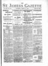 St James's Gazette Thursday 27 March 1890 Page 1