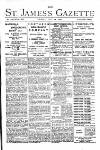 St James's Gazette Tuesday 22 July 1890 Page 1