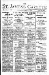 St James's Gazette Saturday 23 August 1890 Page 1