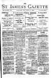 St James's Gazette Saturday 06 September 1890 Page 1