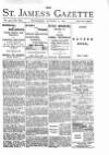 St James's Gazette Wednesday 15 October 1890 Page 1