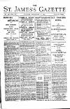 St James's Gazette Tuesday 02 December 1890 Page 1