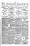 St James's Gazette Saturday 06 December 1890 Page 1