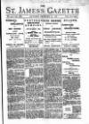 St James's Gazette Saturday 27 December 1890 Page 1
