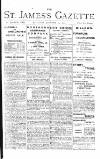 St James's Gazette Saturday 10 January 1891 Page 1