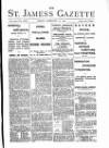St James's Gazette Friday 13 February 1891 Page 1