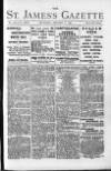 St James's Gazette Thursday 07 January 1892 Page 1