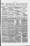 St James's Gazette Friday 08 January 1892 Page 1