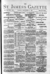 St James's Gazette Friday 09 September 1892 Page 1