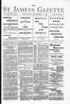 St James's Gazette Wednesday 21 September 1892 Page 1