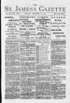 St James's Gazette Friday 11 November 1892 Page 1