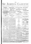 St James's Gazette Saturday 07 January 1893 Page 1