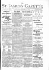 St James's Gazette Wednesday 25 January 1893 Page 1