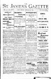 St James's Gazette Wednesday 29 March 1893 Page 1