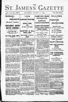 St James's Gazette Saturday 12 August 1893 Page 1