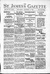 St James's Gazette Wednesday 22 November 1893 Page 1