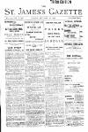 St James's Gazette Friday 10 January 1896 Page 1