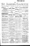 St James's Gazette Tuesday 01 September 1896 Page 1
