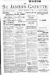 St James's Gazette Friday 04 December 1896 Page 1