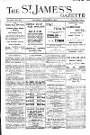 St James's Gazette Thursday 09 August 1900 Page 1