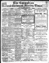 Cornubian and Redruth Times Thursday 12 October 1911 Page 1