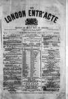 London and Provincial Entr'acte Saturday 07 January 1871 Page 1